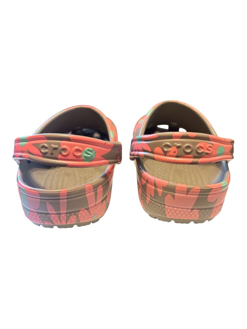 CROCS Classic Retro Resort Floral Clogs - Size 8 - like new - Picture 3 of 5